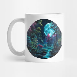 Moonlit Neon Jungle (625) Mug